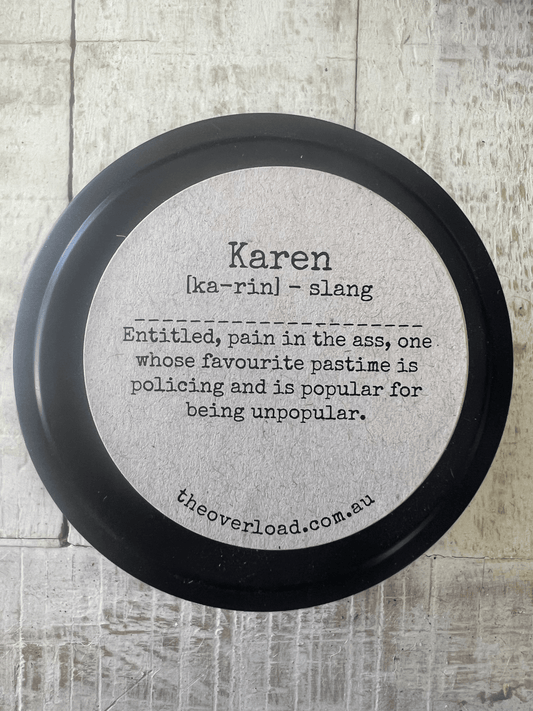 Karen – 225g Tin Candle